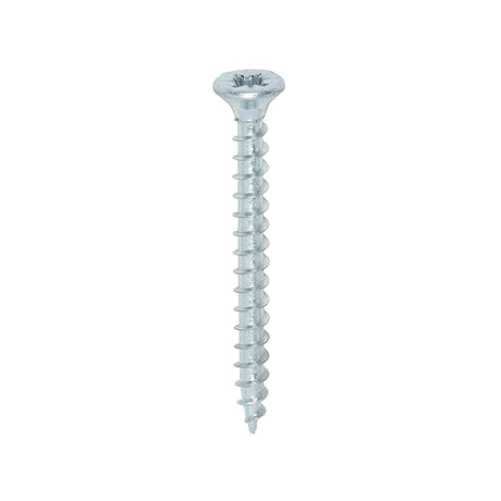 This is an image of Timco - Solo Chipboard & Woodscrews - PZ - Double Countersunk - Zinc 3.5 x 35mm - (200 PCS Box) 35035SOLOZ