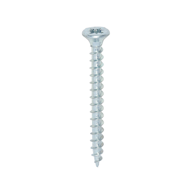 This is an image of Timco - Solo Chipboard & Woodscrews - PZ - Double Countersunk - Zinc 3.5 x 35mm - (200 PCS Box) 35035SOLOZ