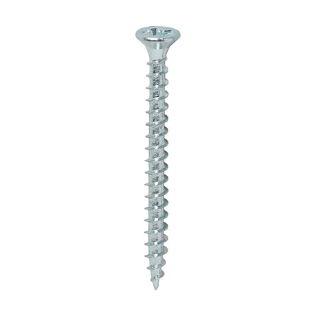 This is an image of Timco - Solo Chipboard & Woodscrews - PZ - Double Countersunk - Zinc 3.5 x 40mm - (200 PCS Box) 35040SOLOZ