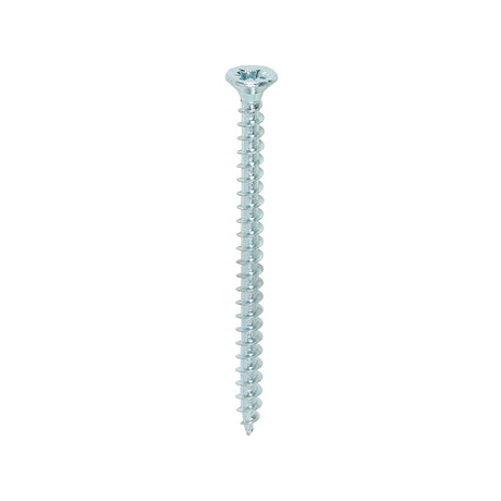 This is an image of Timco - Solo Chipboard & Woodscrews - PZ - Double Countersunk - Zinc 3.5 x 50mm - (200 PCS Box) 35050SOLOZ