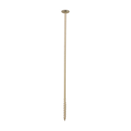 This is an image of Timco - Timber Screws - TX - Wafer - Exterior - Green 8.0 x 350mm - (4 PCS TIMpac) 350INDEXWP