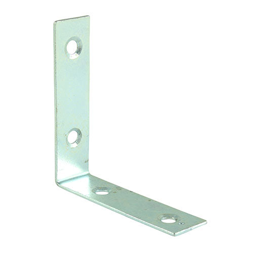 This is an image of Timco - Corner Braces - Zinc 38 x 38 x 16mm - (4 PCS TIMpac) 38CBRP