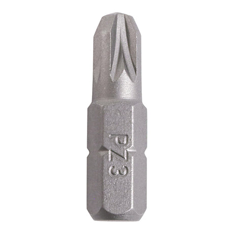 This is an image of Timco - S2 Driver Bits - PZ No.3 x 25 (10 Pieces Blister Pack) 3CB25PACK