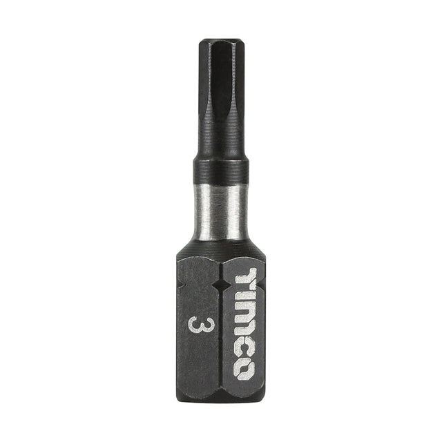 This is an image of Timco - Impact Driver Bits - Hex 3.0 x 25 (10 Pieces Handy Bit Pack) 3HX25X6