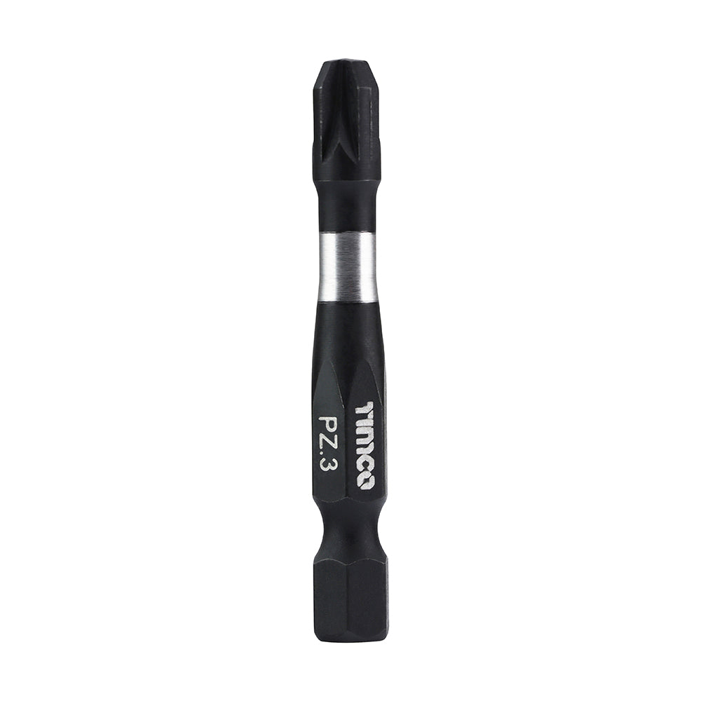 This is an image of Timco - Impact Driver Bits - PZ No.3 x 50 (5 Pieces Handy Bit Pack) 3PZ50X6