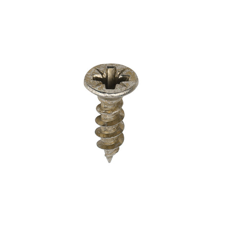 This is an image of Timco - Solo Chipboard & Woodscrews - PZ - Double Countersunk - Yellow 4.0 x 15mm - (200 PCS Box) 40015SOLOC