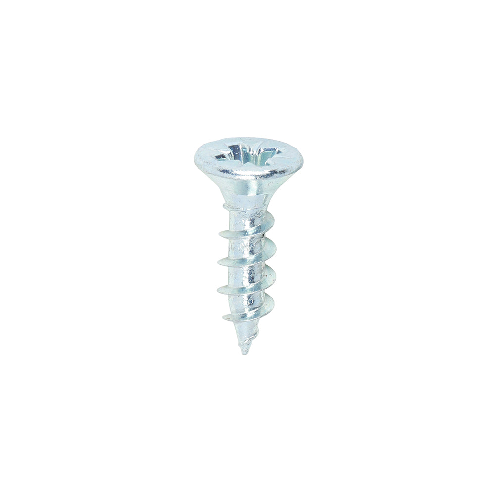 This is an image of Timco - Solo Chipboard & Woodscrews - PZ - Double Countersunk - Zinc 4.0 x 15mm - (200 PCS Box) 40015SOLOZ
