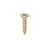 This is an image of Timco - Solo Chipboard & Woodscrews - PZ - Double Countersunk - Yellow 4.0 x 17mm - (200 PCS Box) 40017SOLOC