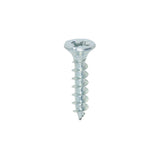This is an image of Timco - Solo Chipboard & Woodscrews - PZ - Double Countersunk - Zinc 4.0 x 20mm - (200 PCS Box) 40020SOLOZ