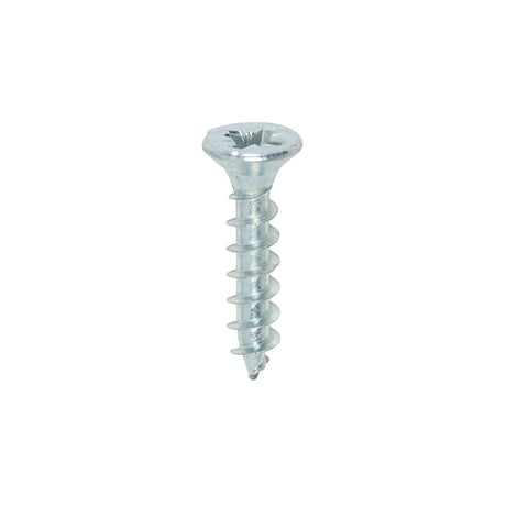 This is an image of Timco - Solo Chipboard & Woodscrews - PZ - Double Countersunk - Zinc 4.0 x 20mm - (200 PCS Box) 40020SOLOZ