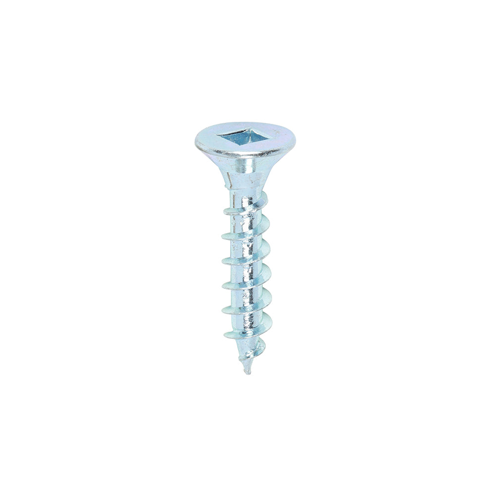 This is an image of Timco - Solo Chipboard & Woodscrews - SQ - Double Countersunk - Zinc 4.0 x 20mm - (200 PCS Box) 40020SQSZ