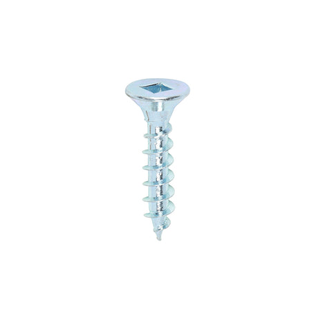 This is an image of Timco - Solo Chipboard & Woodscrews - SQ - Double Countersunk - Zinc 4.0 x 20mm - (200 PCS Box) 40020SQSZ