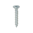 This is an image of Timco - Solo Chipboard & Woodscrews - PZ - Double Countersunk - Zinc 4.0 x 25mm - (200 PCS Box) 40025SOLOZ