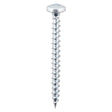 This is an image of Timco - Solo Chipboard & Woodscrews - SQ - Pan - Zinc 4.0 x 25mm - (200 PCS Box) 40025SQPSZ