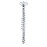This is an image of Timco - Solo Chipboard & Woodscrews - SQ - Pan - Zinc 4.0 x 25mm - (200 PCS Box) 40025SQPSZ