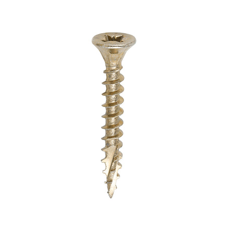 This is an image of Timco - C2 Strong-Fix Screws - PZ - Double Countersunk - Twin-Cut - Yellow 4.0 x 30mm - (1500 PCS Tub) 40030C2TUB