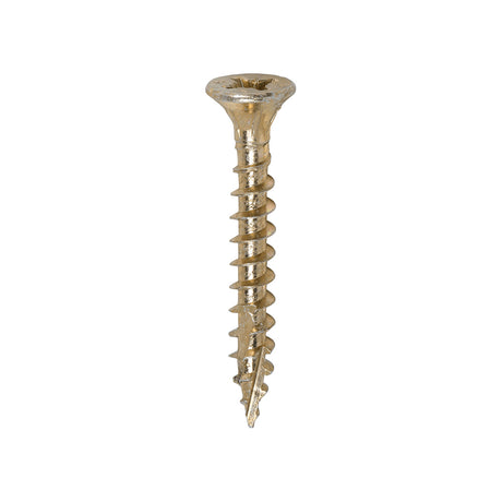 This is an image of Timco - C2 Strong-Fix Screws - PZ - Double Countersunk - Twin-Cut - Yellow 4.0 x 30mm - (200 PCS Box) 40030C2