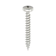 This is an image of Timco - Classic Multi-Purpose Screws - PZ - Pan Head - A2 Stainless Steel 4.0 x 30mm - (200 PCS Box) 40030CLAPSS