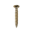 This is an image of Timco - Solo Chipboard & Woodscrews - PZ - Double Countersunk - Yellow 4.0 x 30mm - (200 PCS Box) 40030SOLOC