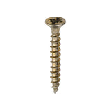 This is an image of Timco - Solo Chipboard & Woodscrews - PZ - Double Countersunk - Yellow 4.0 x 30mm - (200 PCS Box) 40030SOLOC