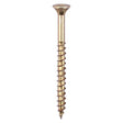 This is an image of Timco - Velocity Premium Multi-Use Screws - PZ - Double Countersunk - Yellow 4.0 x 35mm - (200 PCS Box) 40035VY