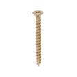 This is an image of Timco - Solo Chipboard & Woodscrews - PZ - Double Countersunk - Yellow 4.0 x 40mm - (200 PCS Box) 40040SOLOC