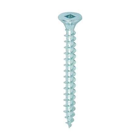 This is an image of Timco - Solo Chipboard & Woodscrews - SQ - Double Countersunk - Zinc 4.0 x 40mm - (200 PCS Box) 40040SQSZ