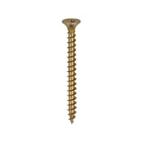 This is an image of Timco - Solo Chipboard & Woodscrews - PZ - Double Countersunk - Yellow 4.0 x 45mm - (200 PCS Box) 40045SOLOC