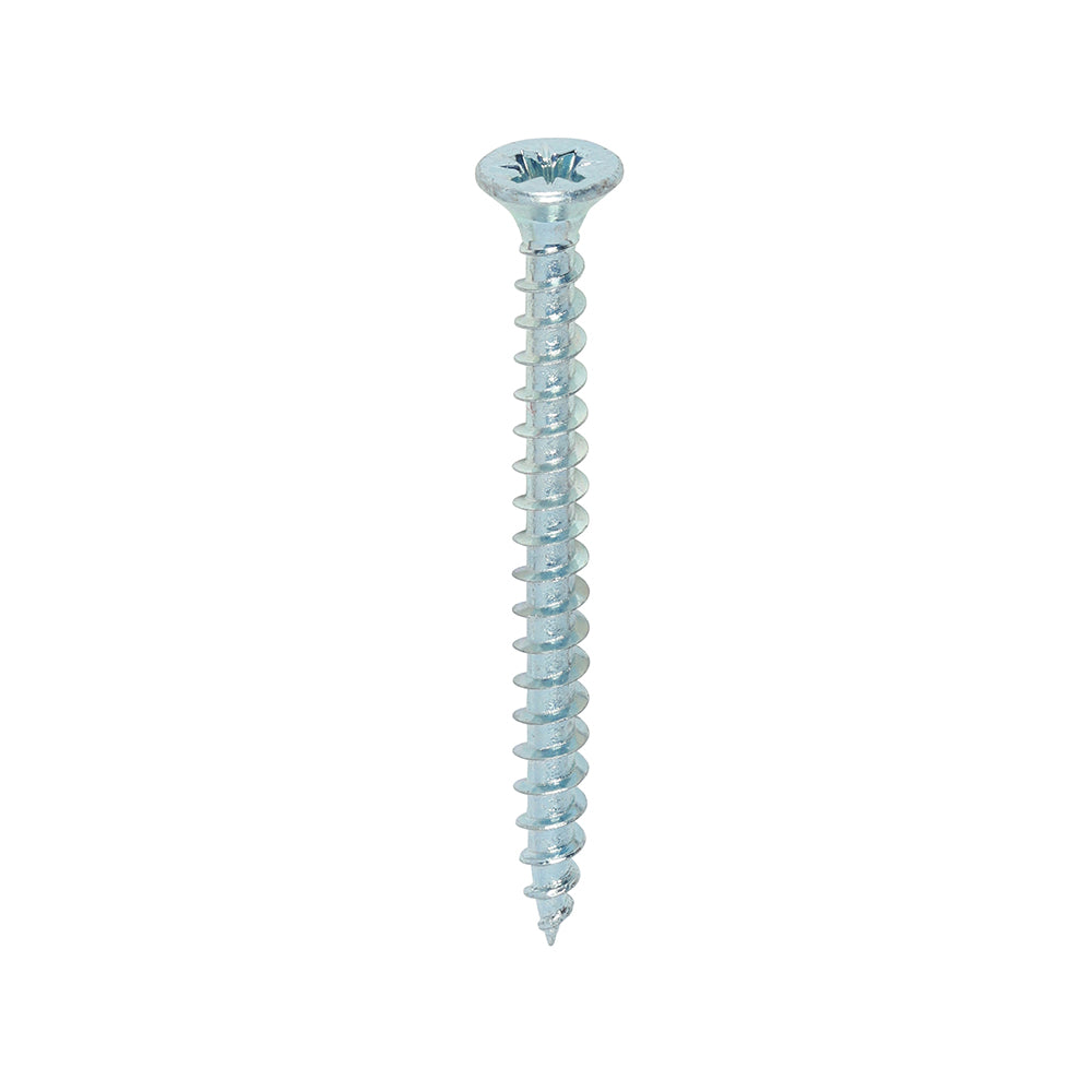 This is an image of Timco - Solo Chipboard & Woodscrews - PZ - Double Countersunk - Zinc 4.0 x 45mm - (200 PCS Box) 40045SOLOZ
