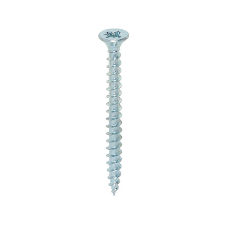 This is an image of Timco - Solo Chipboard & Woodscrews - PZ - Double Countersunk - Zinc 4.0 x 45mm - (200 PCS Box) 40045SOLOZ