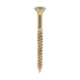 This is an image of Timco - Velocity Premium Multi-Use Screws - PZ - Double Countersunk - Yellow 4.0 x 45mm - (200 PCS Box) 40045VY