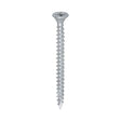 This is an image of Timco - C2 Exterior Strong-Fix Screws - PZ - Double Countersunk with Ribs - Twin-Cut - Silver 4.0 x 50mm - (200 PCS Box) 40050C2SBX