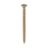 This is an image of Timco - Solo Chipboard & Woodscrews - PZ - Double Countersunk - Yellow 4.0 x 50mm - (200 PCS Box) 40050SOLOC