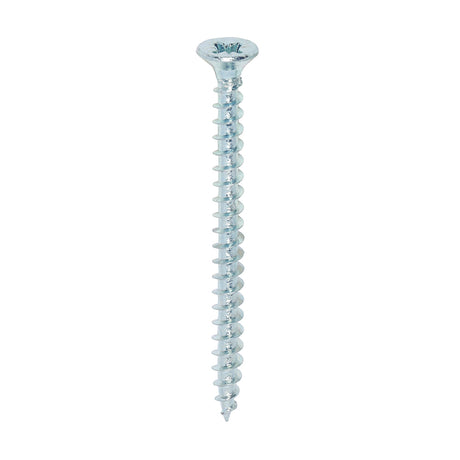 This is an image of Timco - Solo Chipboard & Woodscrews - PZ - Double Countersunk - Zinc 4.0 x 50mm - (200 PCS Box) 40050SOLOZ