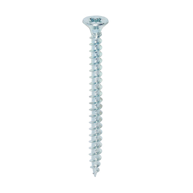 This is an image of Timco - Solo Chipboard & Woodscrews - PZ - Double Countersunk - Zinc 4.0 x 50mm - (200 PCS Box) 40050SOLOZ