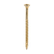 This is an image of Timco - C2 Clamp-Fix Screws - TX - Double Countersunk with Ribs - Twin-Cut - Yellow 4.0 x 60mm - (200 PCS Box) 40060C2C