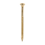 This is an image of Timco - C2 Clamp-Fix Screws - TX - Double Countersunk with Ribs - Twin-Cut - Yellow 4.0 x 60mm - (200 PCS Box) 40060C2C