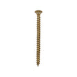 This is an image of Timco - Solo Chipboard & Woodscrews - PZ - Double Countersunk - Yellow 4.0 x 60mm - (200 PCS Box) 40060SOLOC