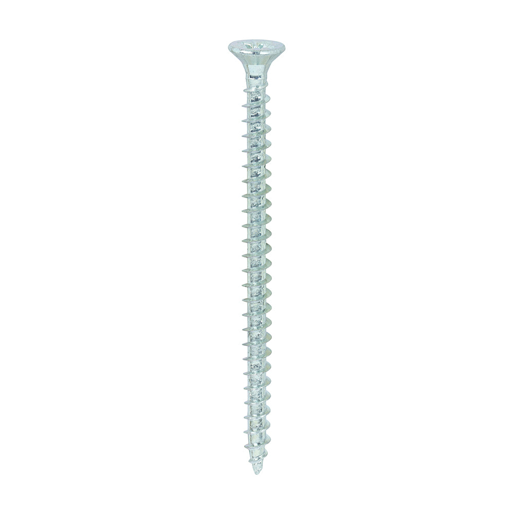 This is an image of Timco - Solo Chipboard & Woodscrews - PZ - Double Countersunk - Zinc 4.0 x 60mm - (200 PCS Box) 40060SOLOZ