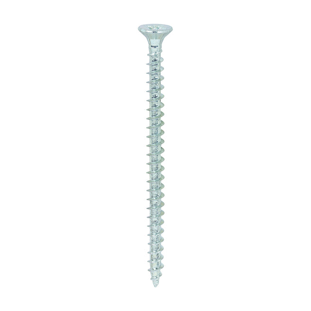 This is an image of Timco - Solo Chipboard & Woodscrews - PZ - Double Countersunk - Zinc 4.0 x 60mm - (200 PCS Box) 40060SOLOZ