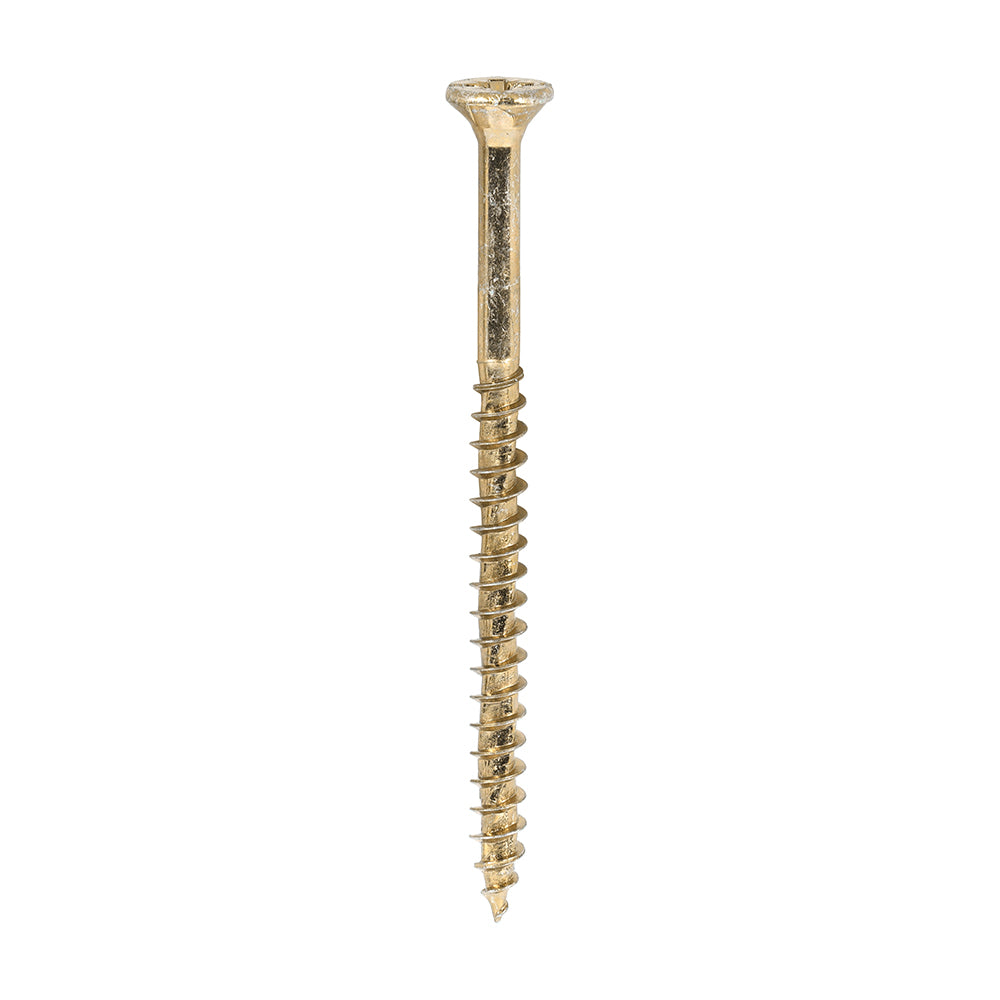 This is an image of Timco - Velocity Premium Multi-Use Screws - PZ - Double Countersunk - Yellow 4.0 x 60mm - (200 PCS Box) 40060VY
