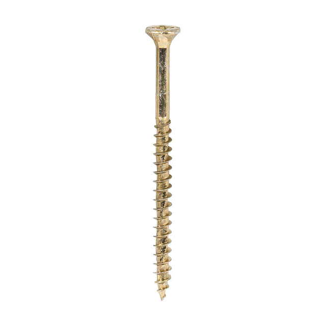 This is an image of Timco - Velocity Premium Multi-Use Screws - PZ - Double Countersunk - Yellow 4.0 x 60mm - (200 PCS Box) 40060VY