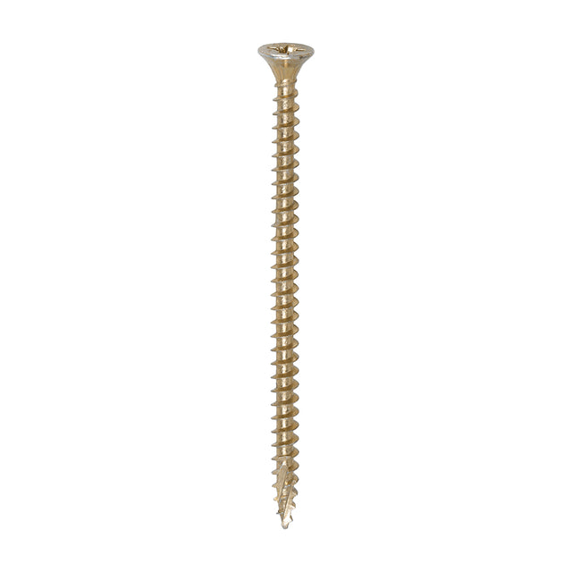 This is an image of Timco - C2 Strong-Fix Screws - PZ - Double Countersunk - Twin-Cut - Yellow 4.0 x 70mm - (200 PCS Box) 40070C2