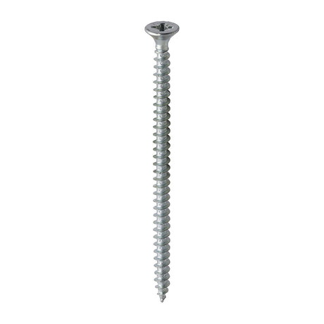 This is an image of Timco - Solo Chipboard & Woodscrews - PZ - Double Countersunk - Zinc 4.0 x 70mm - (200 PCS Box) 40070SOLOZ