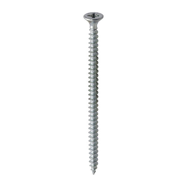 This is an image of Timco - Solo Chipboard & Woodscrews - PZ - Double Countersunk - Zinc 4.0 x 70mm - (200 PCS Box) 40070SOLOZ