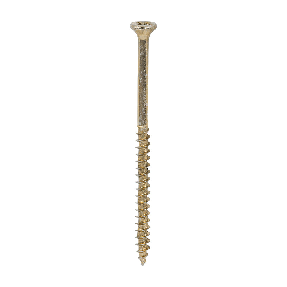This is an image of Timco - Velocity Premium Multi-Use Screws - PZ - Double Countersunk - Yellow 4.0 x 70mm - (200 PCS Box) 40070VY