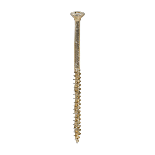 This is an image of Timco - Velocity Premium Multi-Use Screws - PZ - Double Countersunk - Yellow 4.0 x 70mm - (200 PCS Box) 40070VY