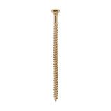 This is an image of Timco - Solo Chipboard & Woodscrews - PZ - Double Countersunk - Yellow 4.0 x 80mm - (200 PCS Box) 40080SOLOC