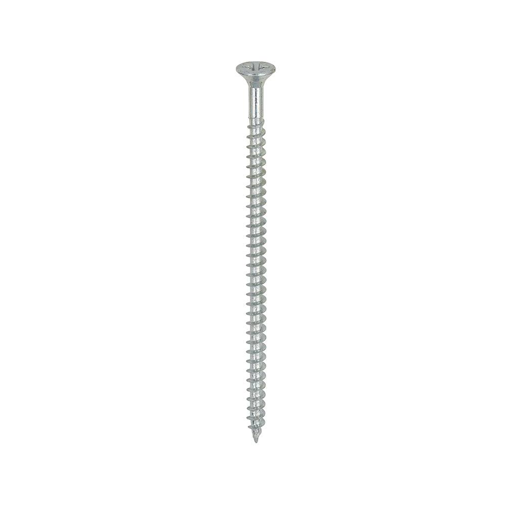 This is an image of Timco - Solo Chipboard & Woodscrews - PZ - Double Countersunk - Zinc 4.0 x 80mm - (200 PCS Box) 40080SOLOZ