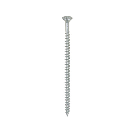 This is an image of Timco - Solo Chipboard & Woodscrews - PZ - Double Countersunk - Zinc 4.0 x 80mm - (200 PCS Box) 40080SOLOZ